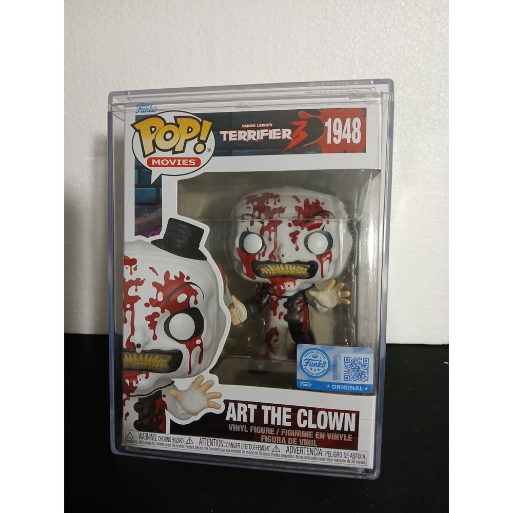 Funko pop! Terrifier 3 Art the Clown Bloody Funko Pop #1948 Funko Special Editio